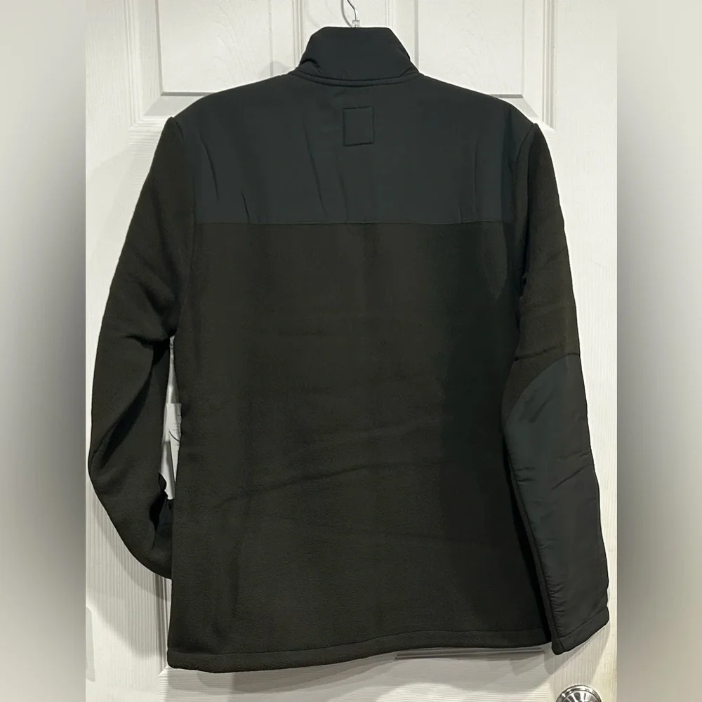 Vuori Men's Large Morrow Sherpa Jacket Dark Oregano Green NWT Fleece Full Zip